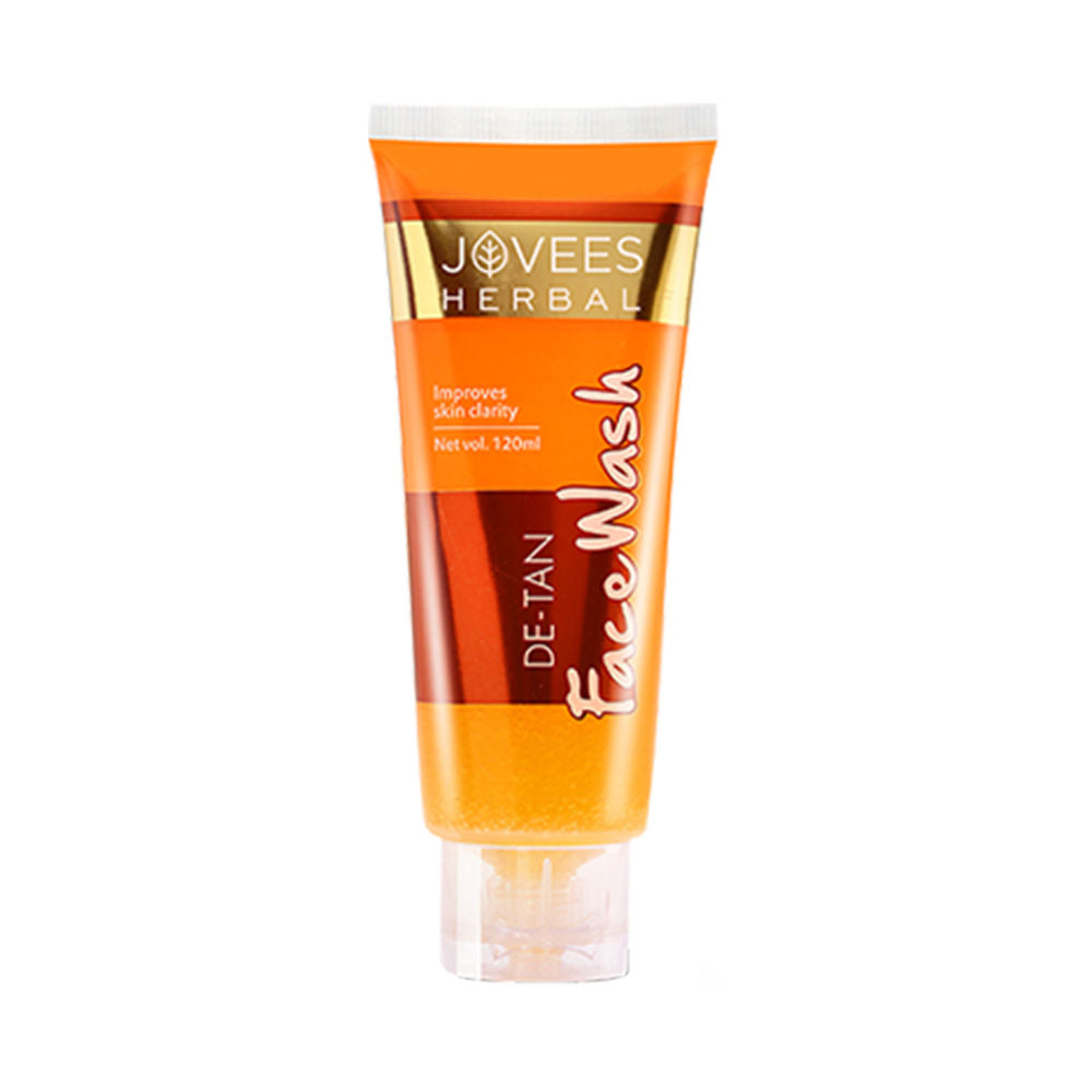 Herbal De-Tan Face Wash For Tan Removal All Skin Types And Paraben & Alcohol Free - 120 ml