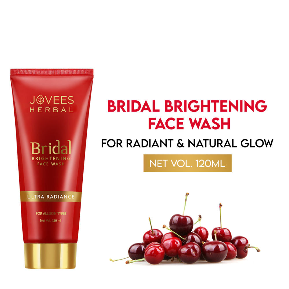 Herbal Bridal Brightening Face Wash For Ultra Radiance & Brightening Skin For All Skin Types - 120 ml