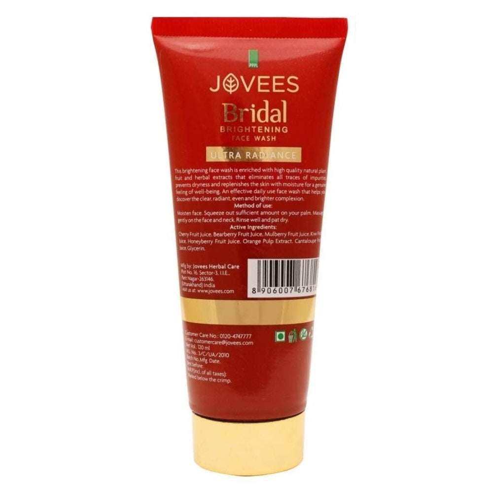 Herbal Bridal Brightening Face Wash For Ultra Radiance & Brightening Skin For All Skin Types - 120 ml