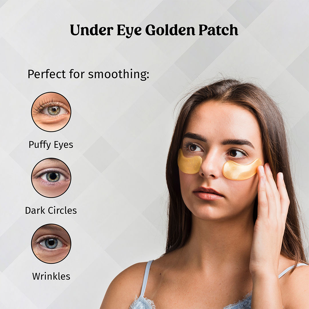 Gold E-Care Gel Eye Mask Reduces Dark Circles Hydrating, Brightening