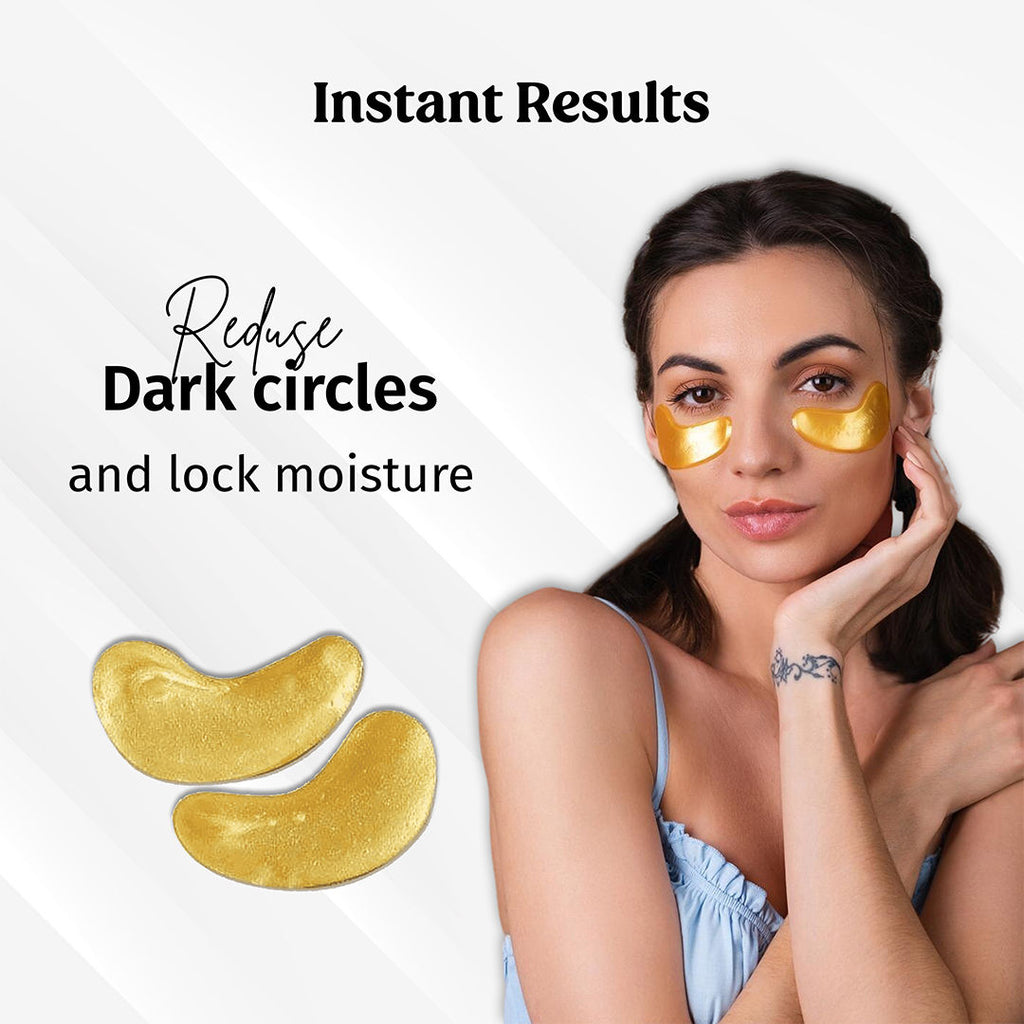 Gold E-Care Gel Eye Mask Reduces Dark Circles Hydrating, Brightening