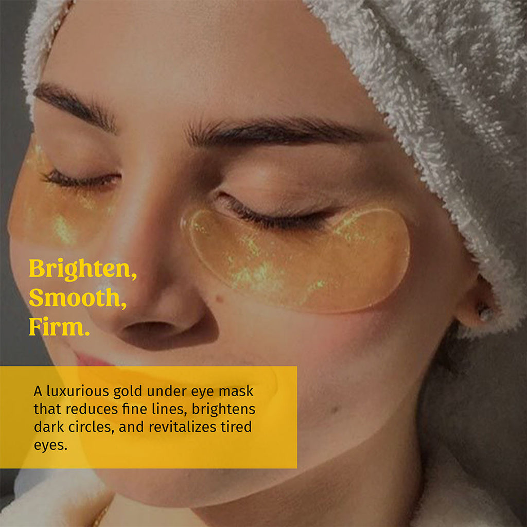 Gold E-Care Gel Eye Mask Reduces Dark Circles Hydrating, Brightening