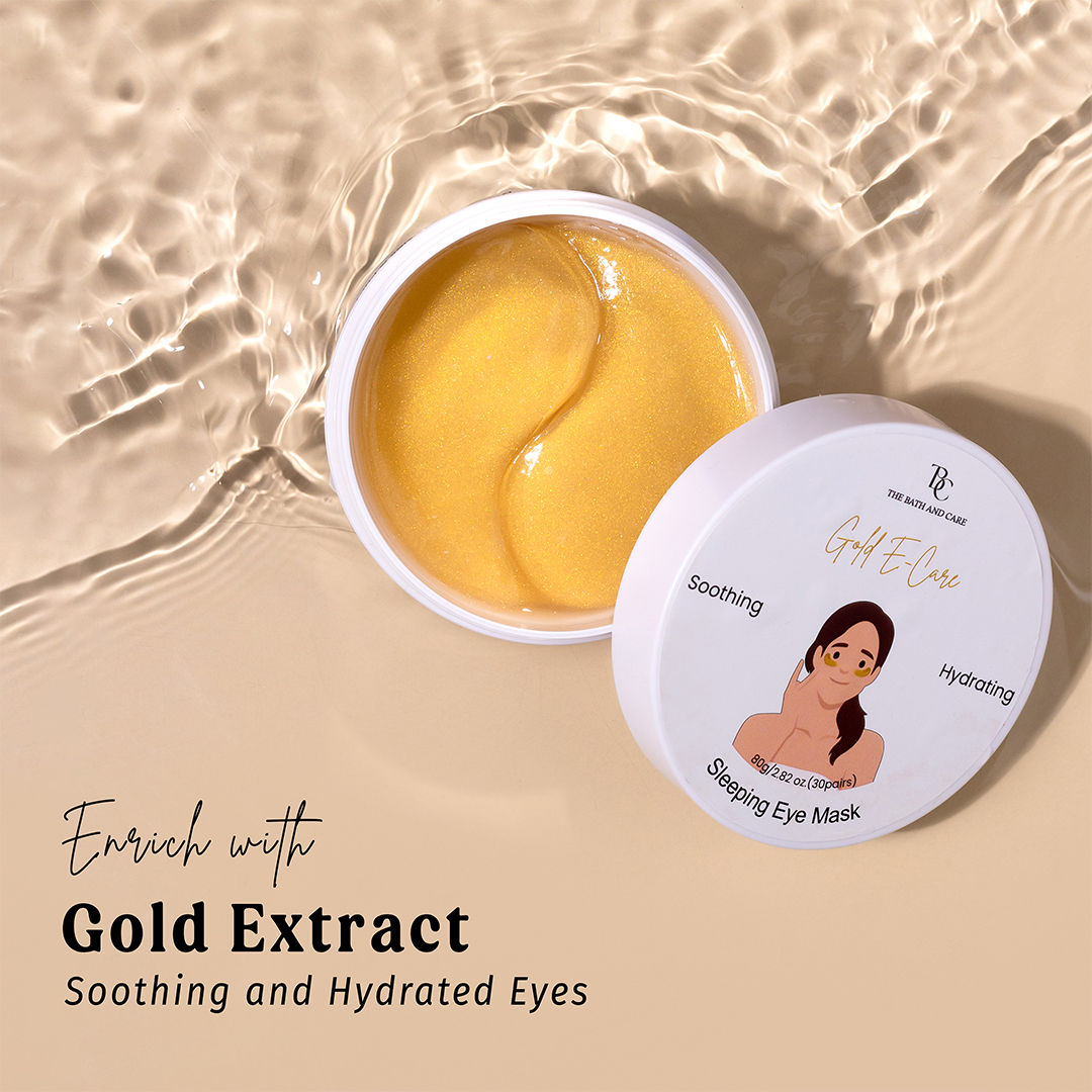 Gold E-Care Gel Eye Mask Reduces Dark Circles Hydrating, Brightening