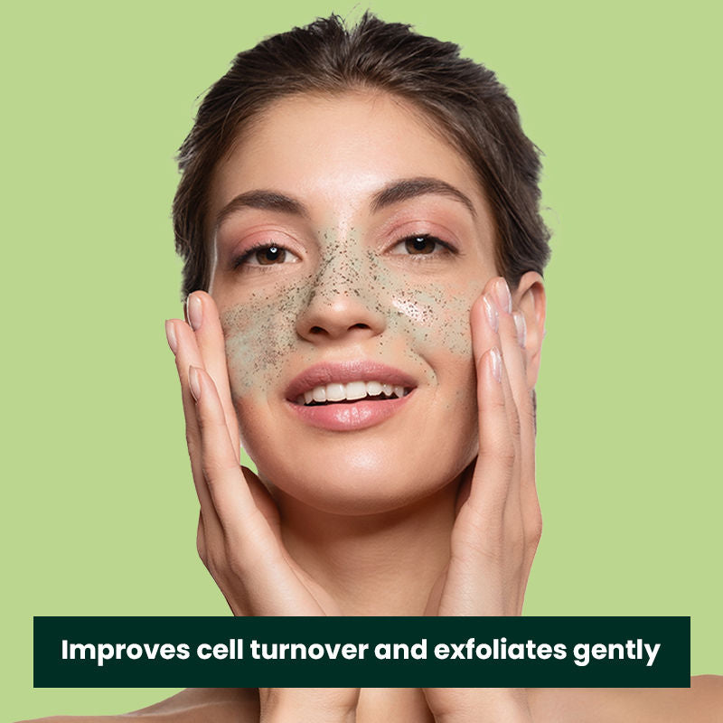 Moringa Gentle Face Scrub For Fresh Clear Skin Removes Blackheads Dead Skin Cells Tan
