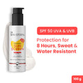Moringa Face Sunscreen SPF 50+ PA+++ For Detan, Anti-Aging, No White Cast, Non Sticky