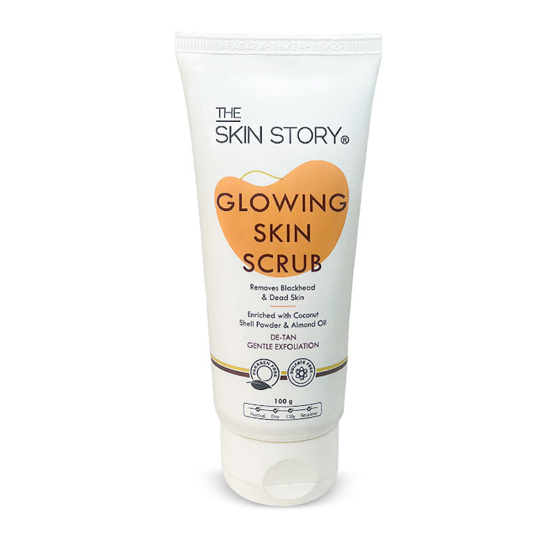 Gentle Detan Face Scrub Exfoliate Dead Skin Remove Blackheads Dark Spots Pigmentation