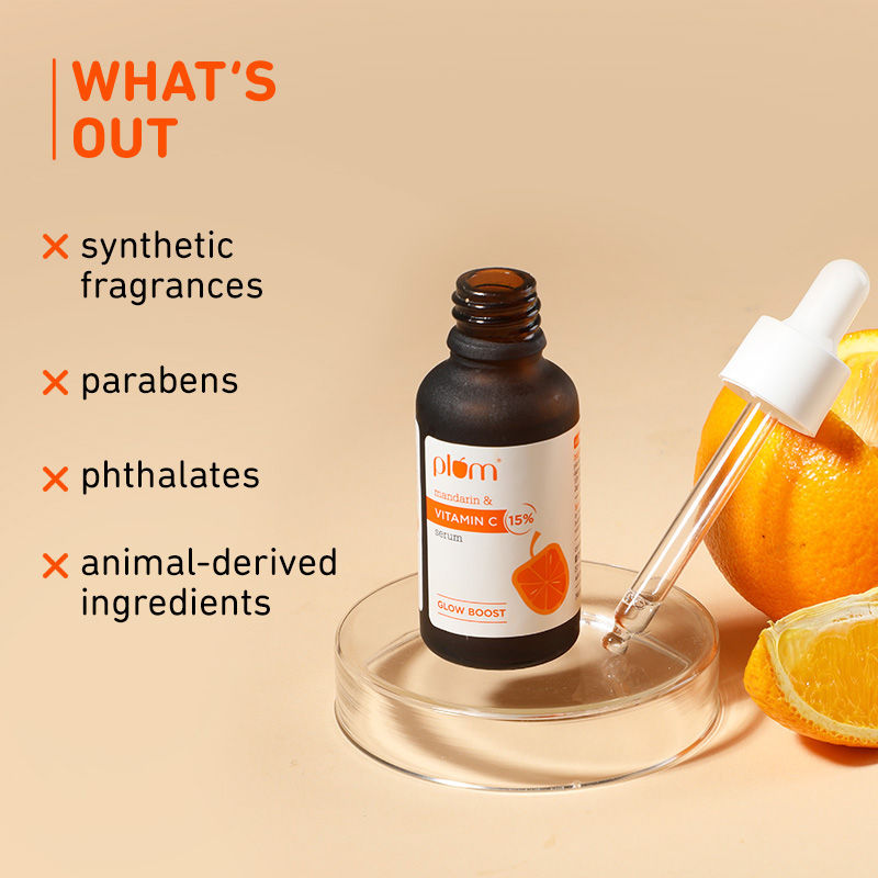 15% Vitamin C Glow Face Serum - Dermat Tested To Fight Dark Spots- Pigmentation & Dull Skin