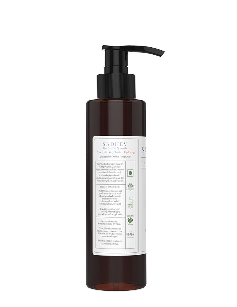 Ayurvedic Ashwagandha, Oudh & Pomegranate Hydrating Body Wash