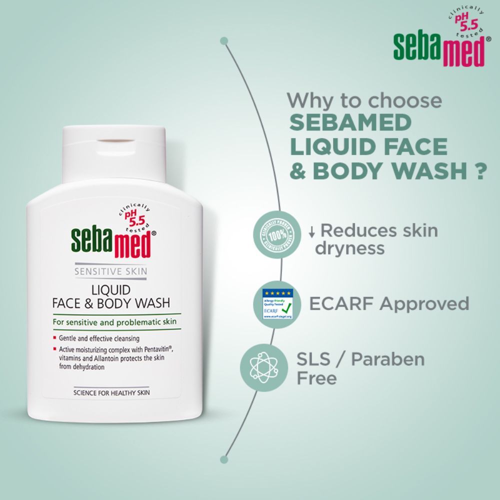 Liquid Face and Body Wash - For all skin types