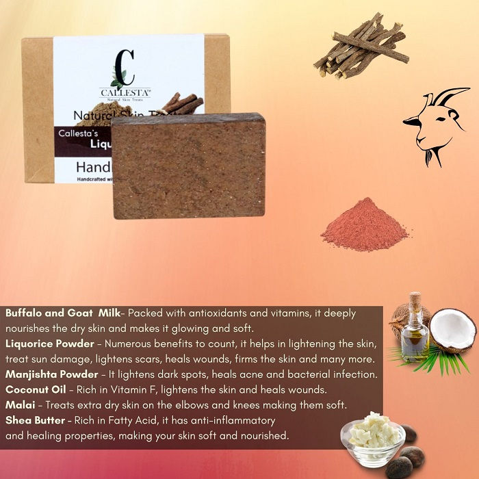 Liquorice Handmade Soap
