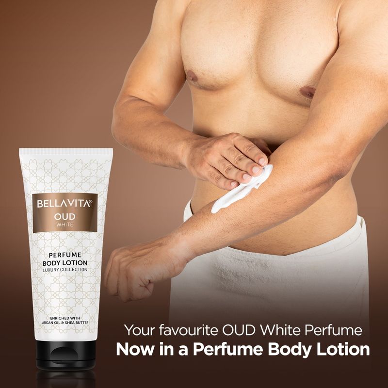 Bella Vita Oud White Perfume Body Lotion