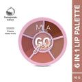 Mila Beaute Go Girl Lip Palette With Hyaluronic Acid & Pomegranate Extract