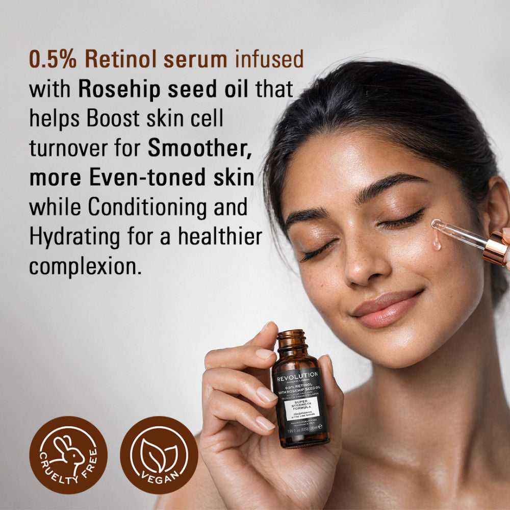 Skincare 0.5% Retinol Super Serum With Rosehip Seed Oil