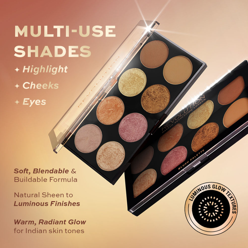 Golden Sugar 2 Rose Gold Ultra Professional Blush Palette