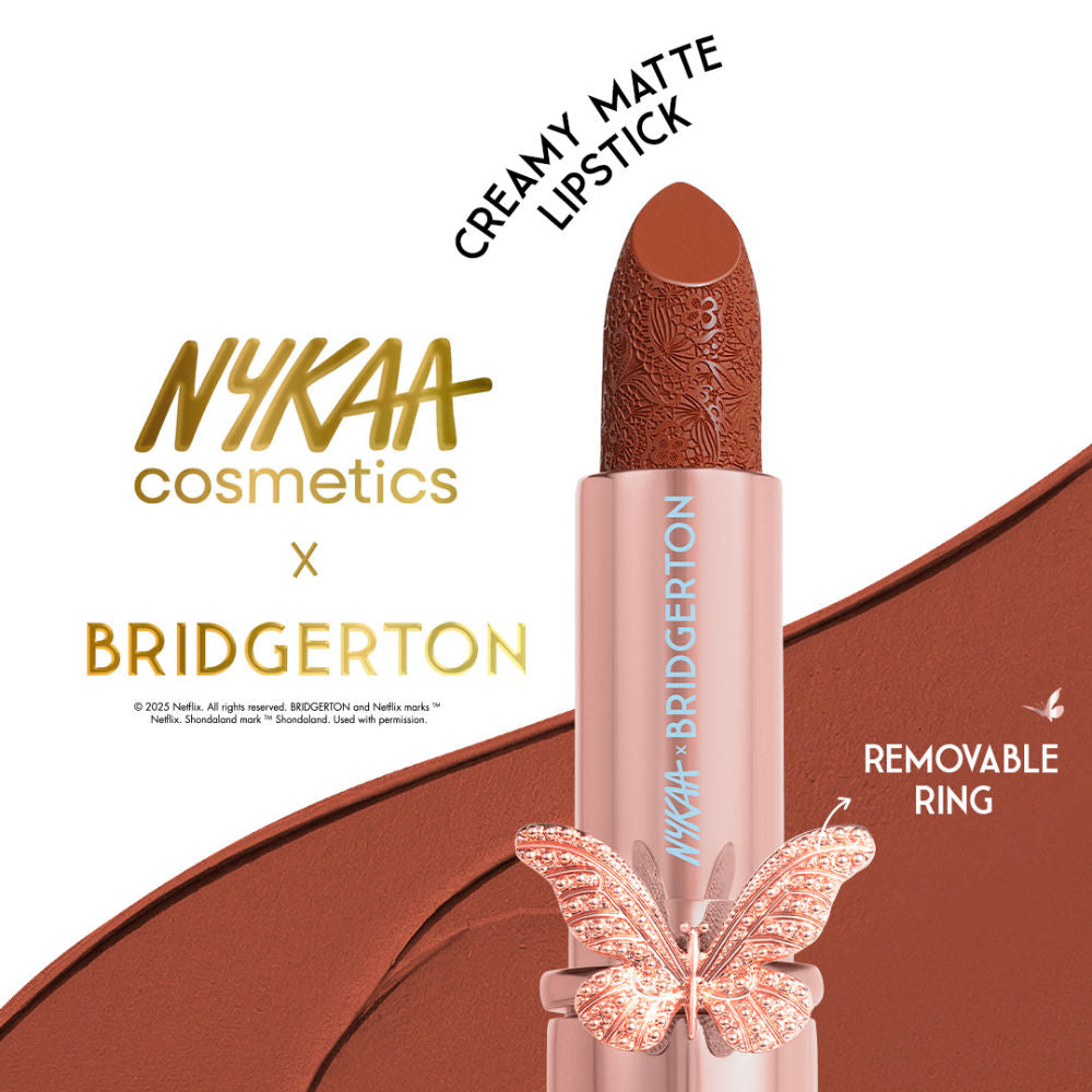 X Bridgerton Creamy Matte Longwear Lipstick - Sultry Scandal