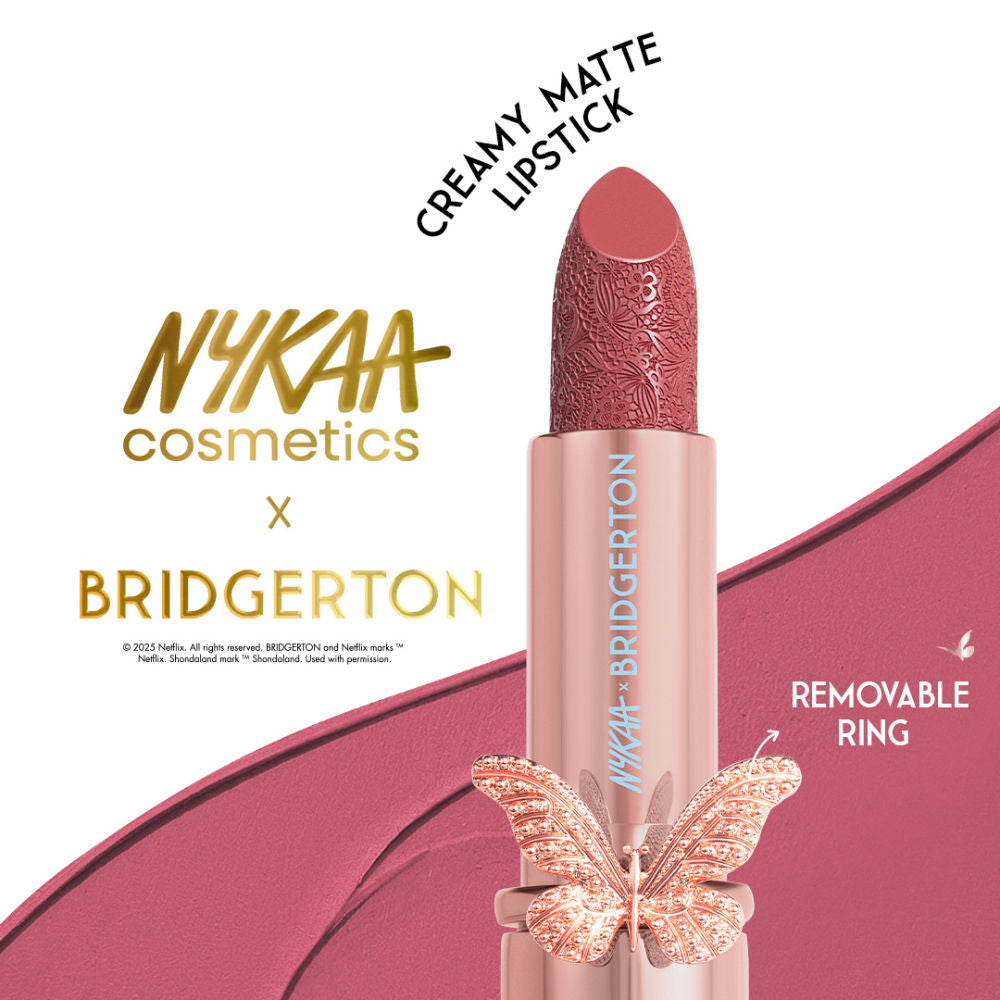 X Bridgerton Creamy Matte Longwear Lipstick - Burning Desire