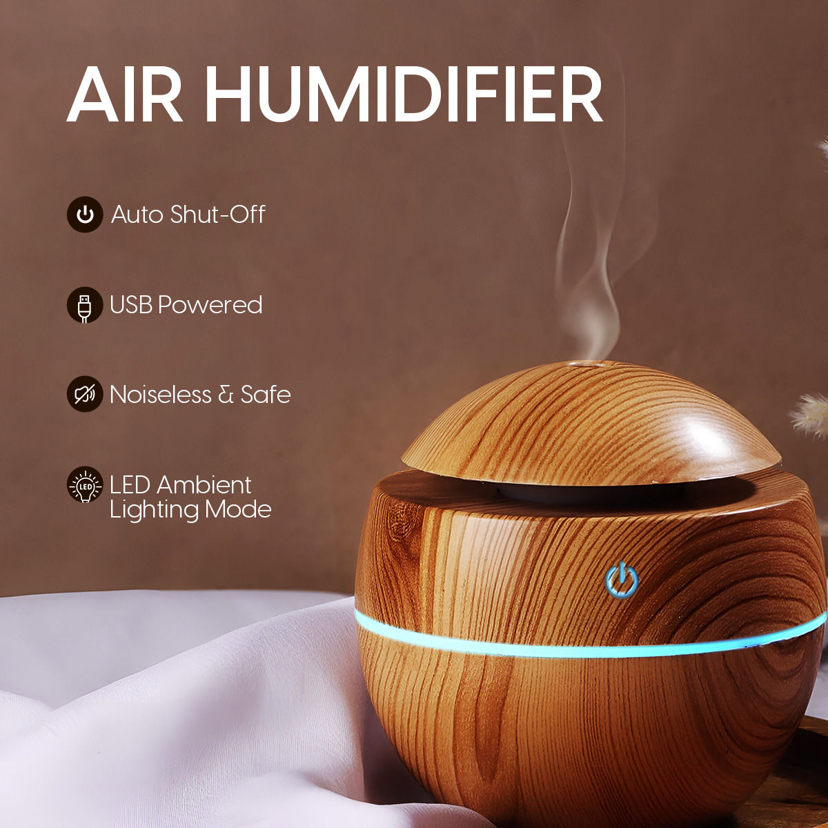 Cool Mist Essential Oil Humidifier Aroma Diffuser