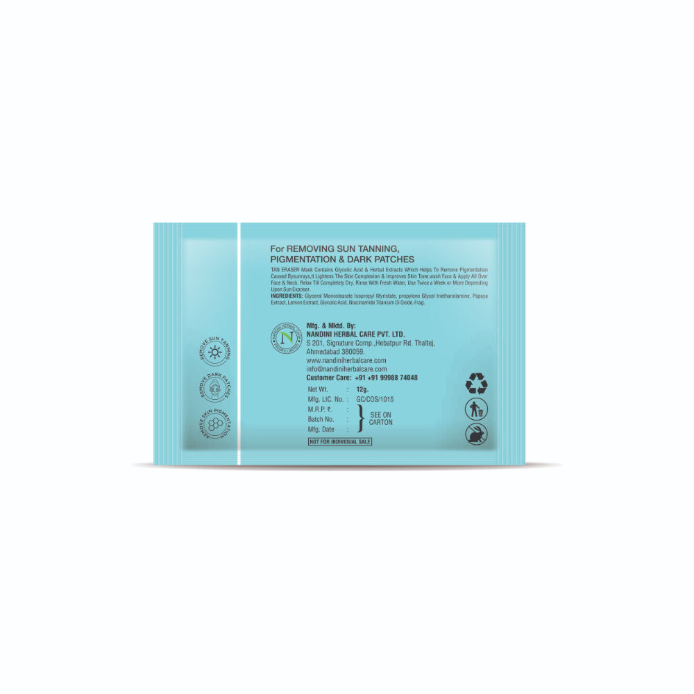 Tan Eraser Mask