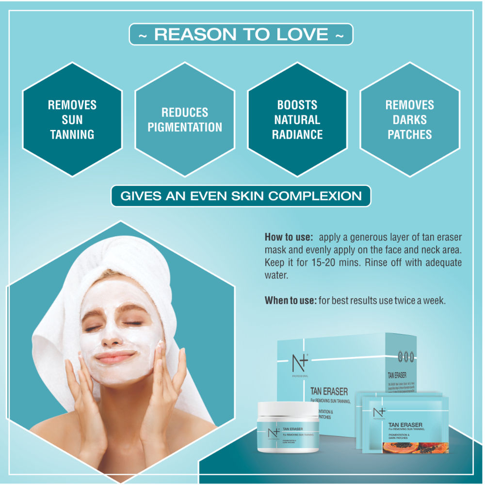 Tan Eraser Mask