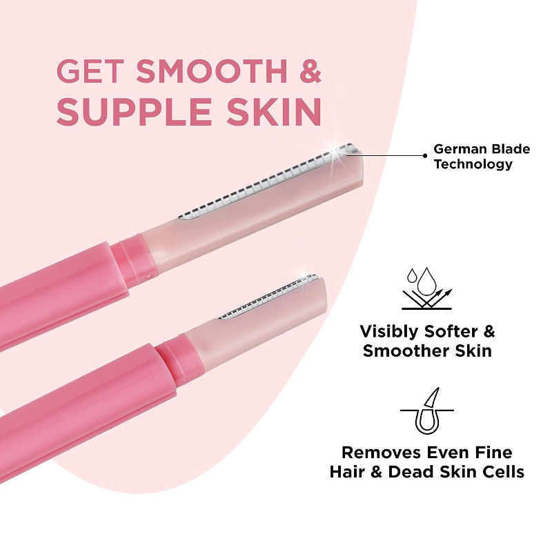 Reusable Dual Head Razor For Face Eyebrow, Chin Durable & Rust Free