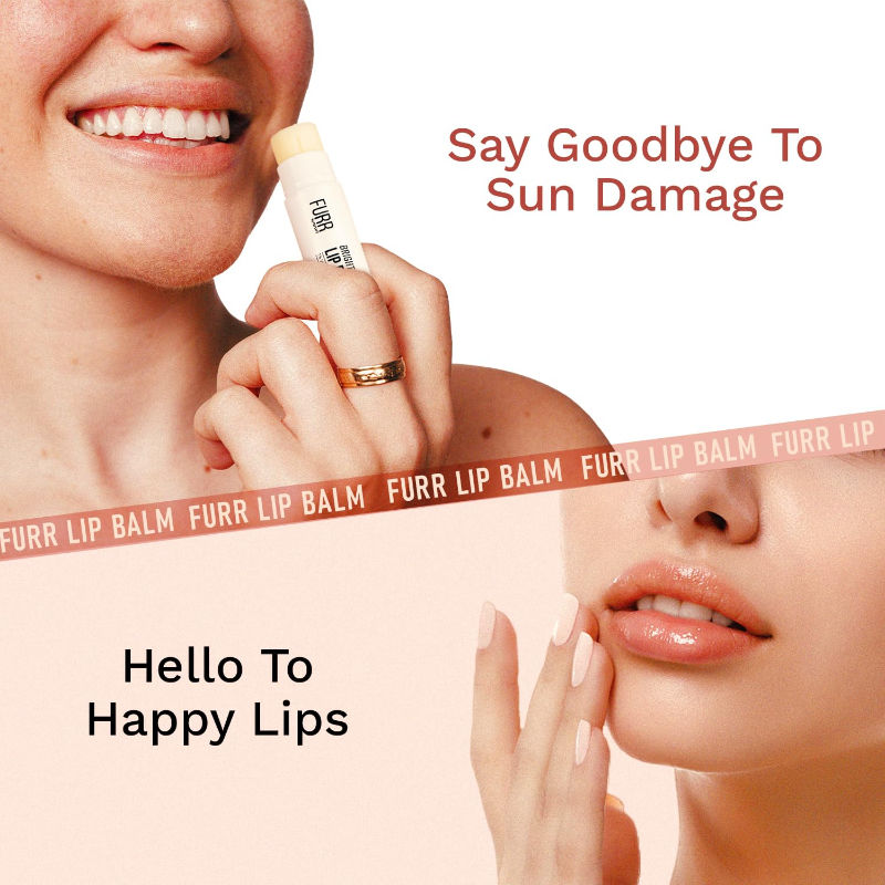 1% Vitamin C & Kojic Acid Brightening Lip Balm With SPF 30 - Almond Oil, Shea Butter & Vitamin E