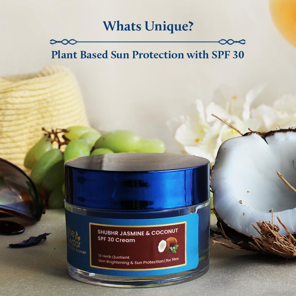 Shubhr Jasmine & Coconut SPF 30 Face Sunscreen For Men