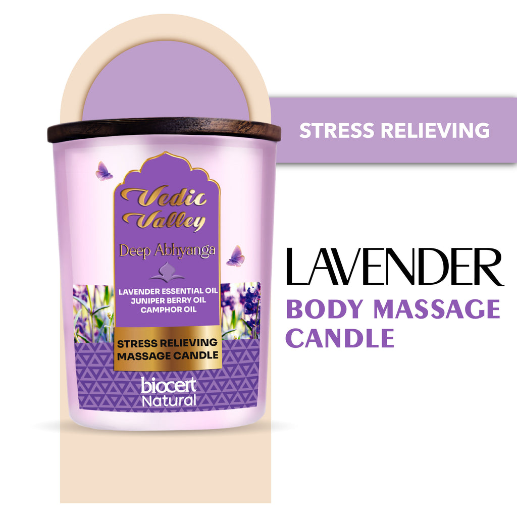 Lavender Stress Relieving Body Massage Candle
