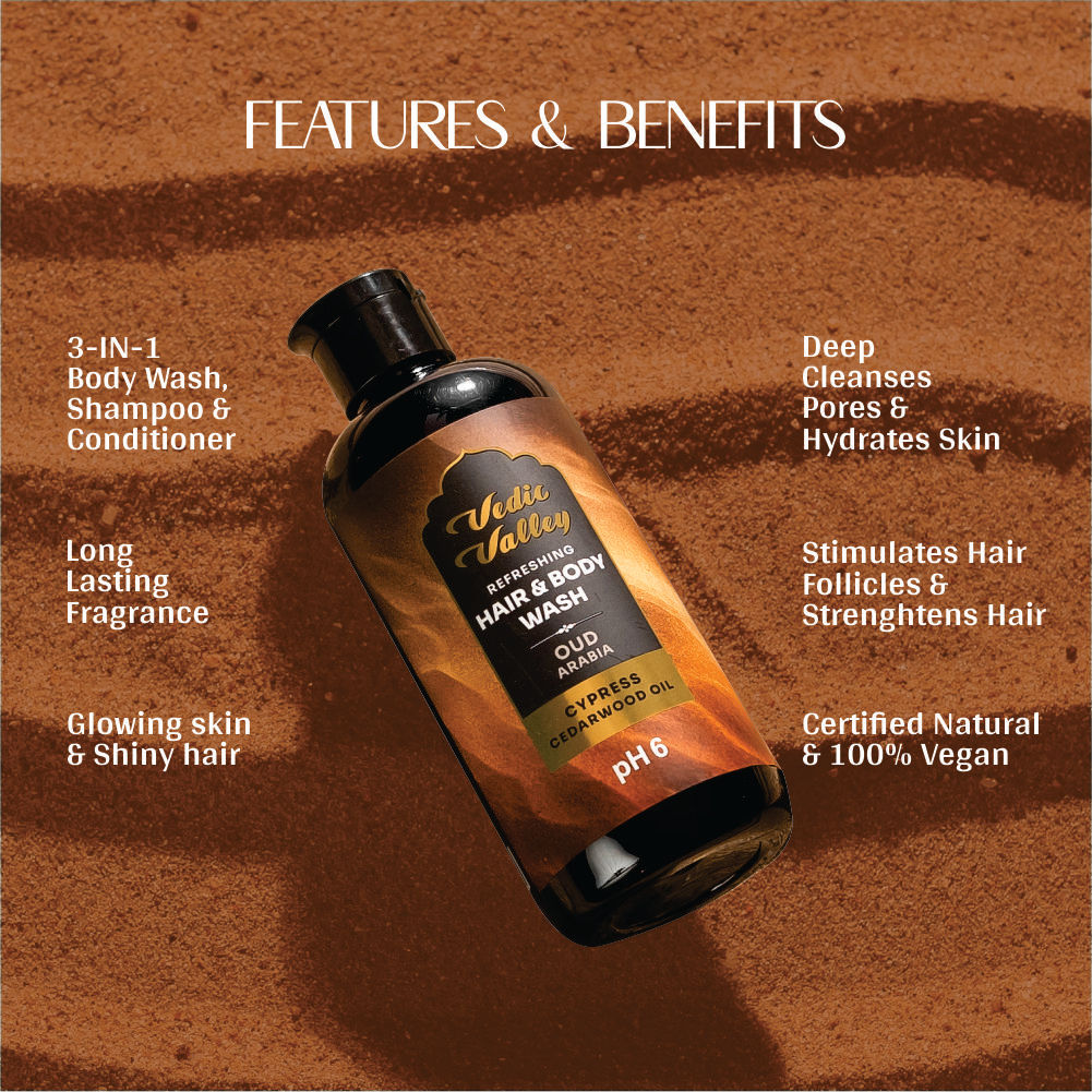 Refreshing Oud Arabia Hair & Body Wash