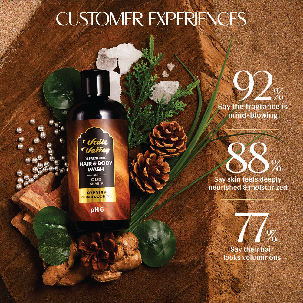 Refreshing Oud Arabia Hair & Body Wash