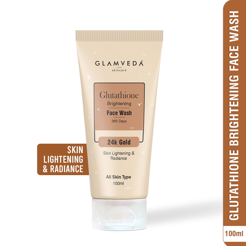 Glutathione Brightening 24 K Gold Face Wash
