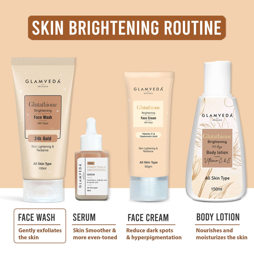 Glutathione Brightening 24 K Gold Face Wash