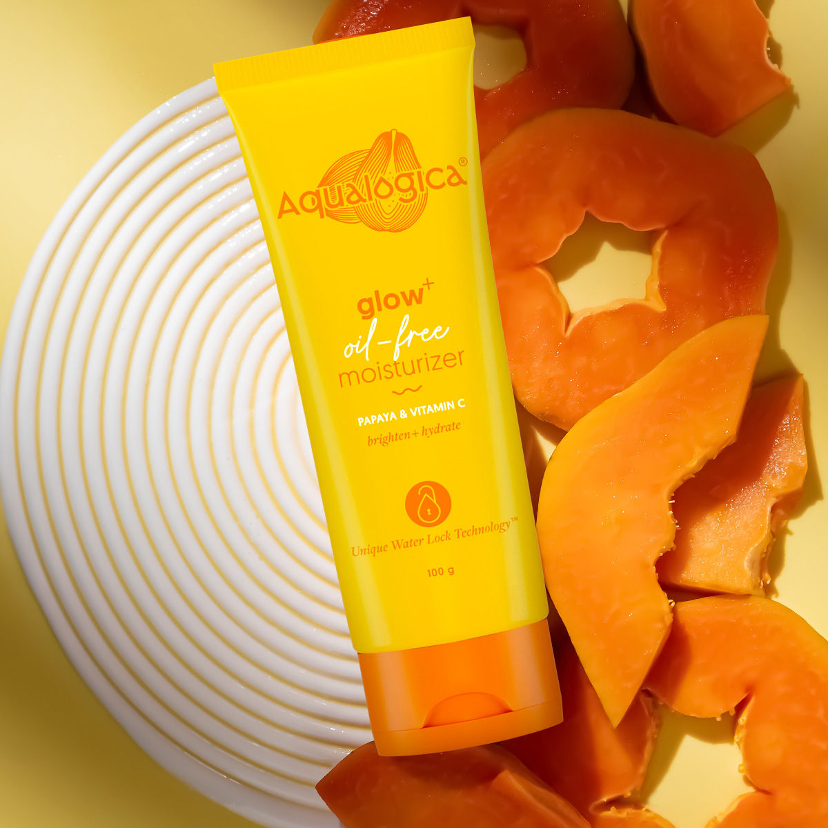Glow+ Oil Free Moisturizer with Papaya & Vitamin C for Glowing Skin