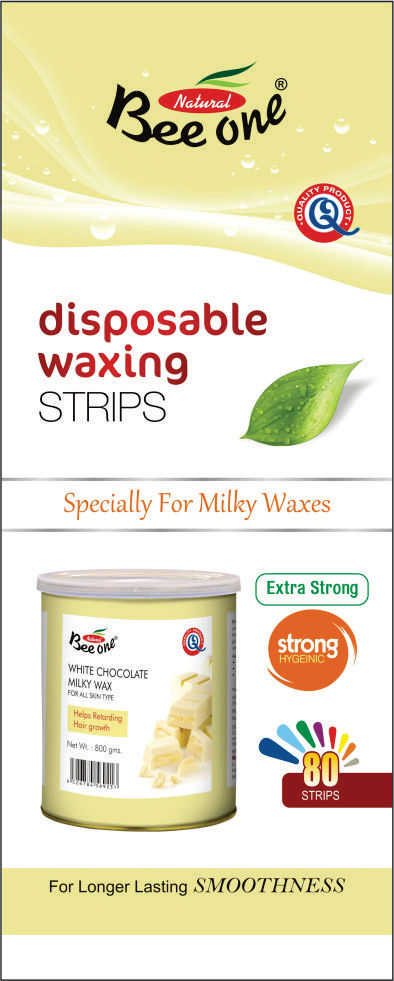 Milky Wax Disposable Waxing Strips