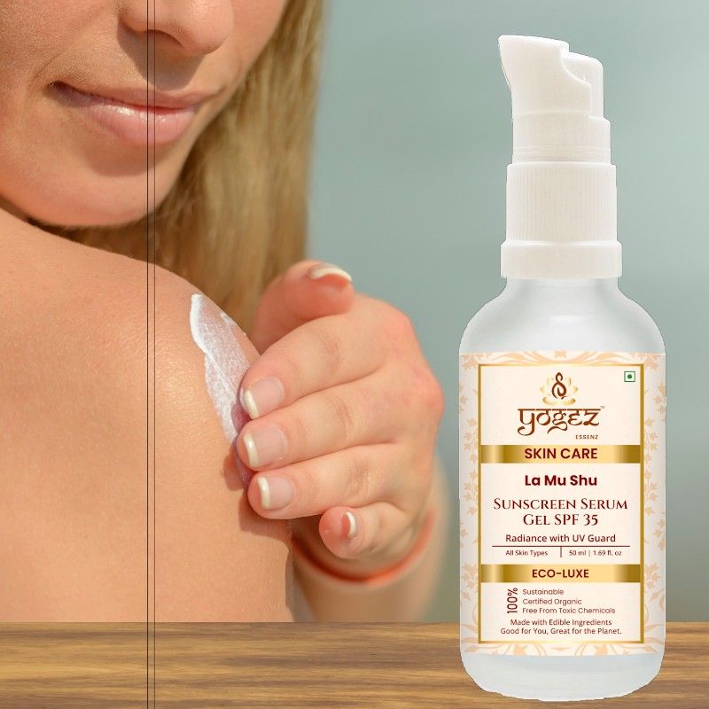 Organic Sunscreen Serum Gel SPF 35