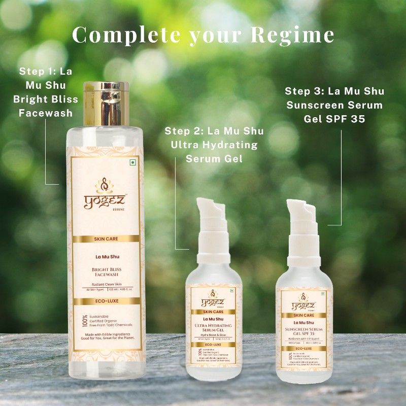 Organic Sunscreen Serum Gel SPF 35