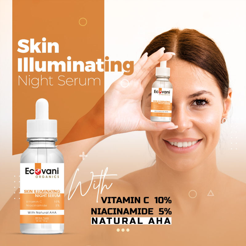 Skin Illuminating Night Serum For Anti-Ageing