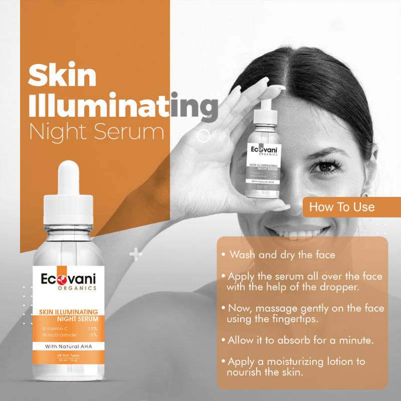 Skin Illuminating Night Serum For Anti-Ageing