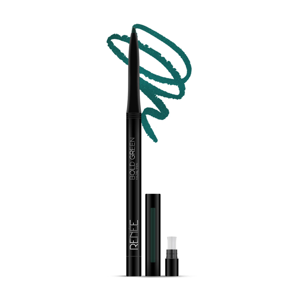 Kajal Pen With Sharpener - Bold Green