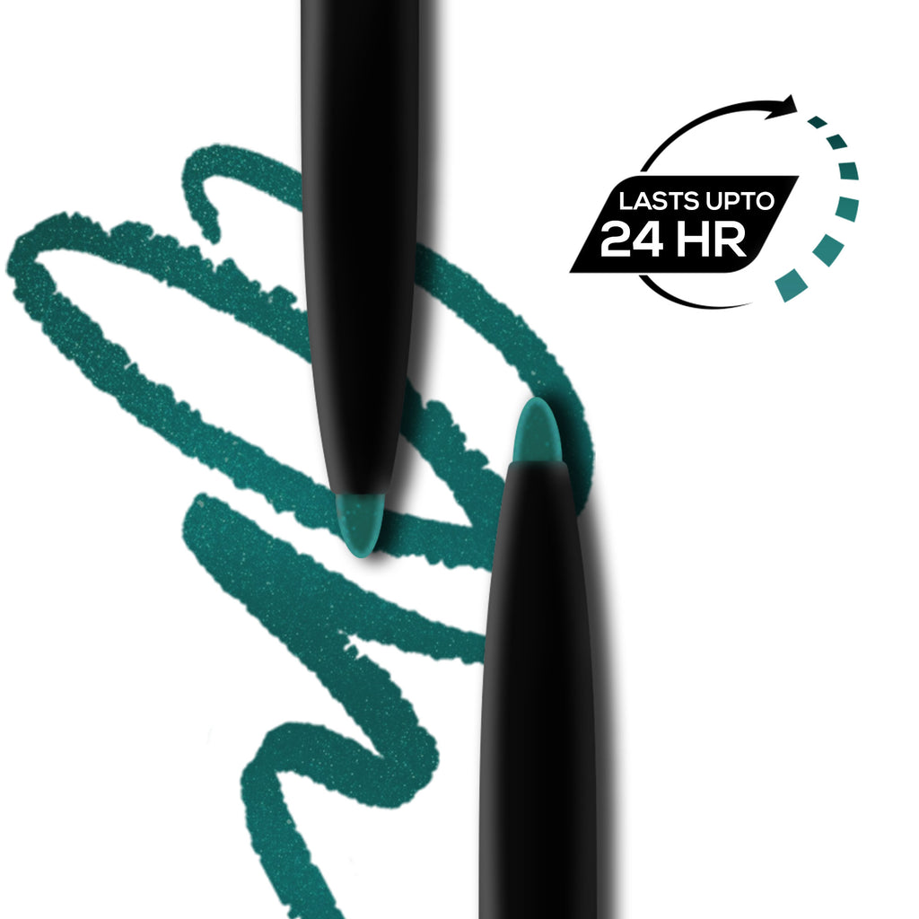 Kajal Pen With Sharpener - Bold Green
