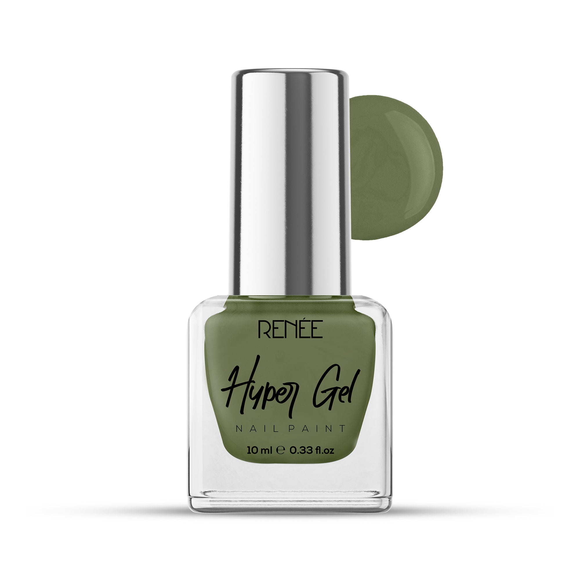 Hyper Gel Nail Paint - Olive Green