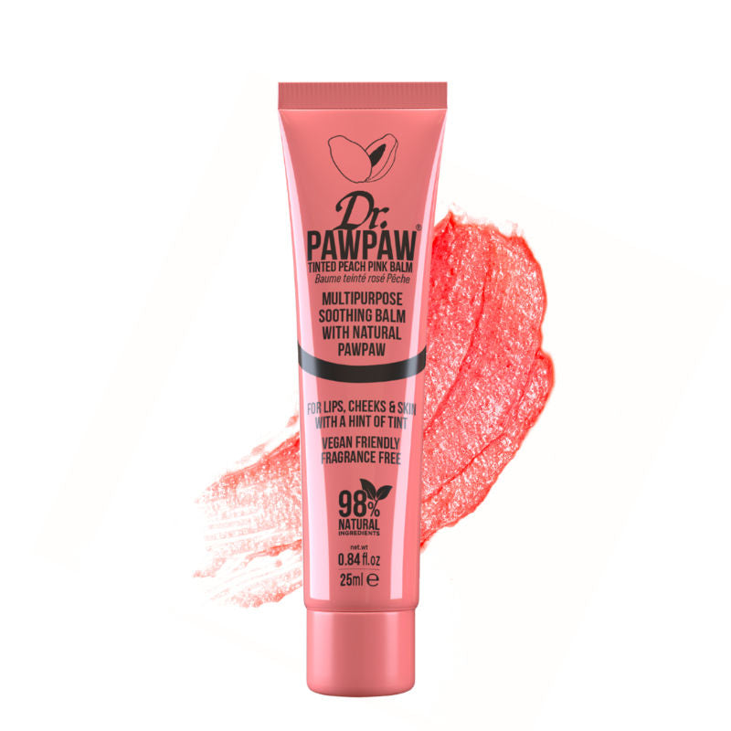 Tinted Peach Pink Lip Balm