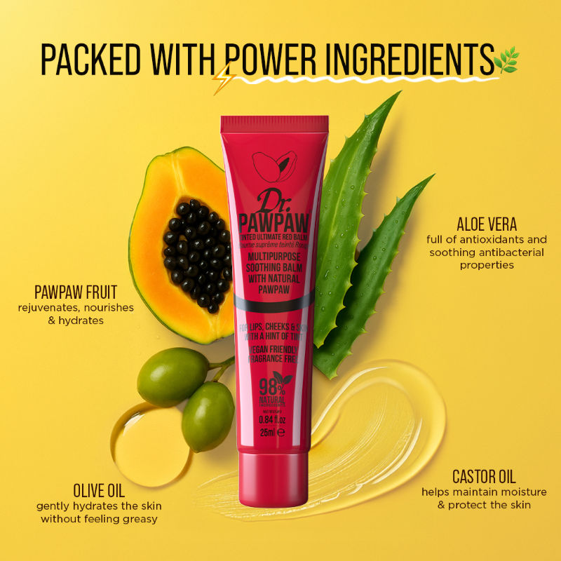 Tinted Ultimate Red Lip Balm