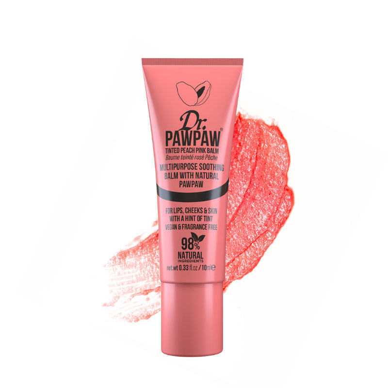 Tinted Peach Pink Lip Balm - 10ml