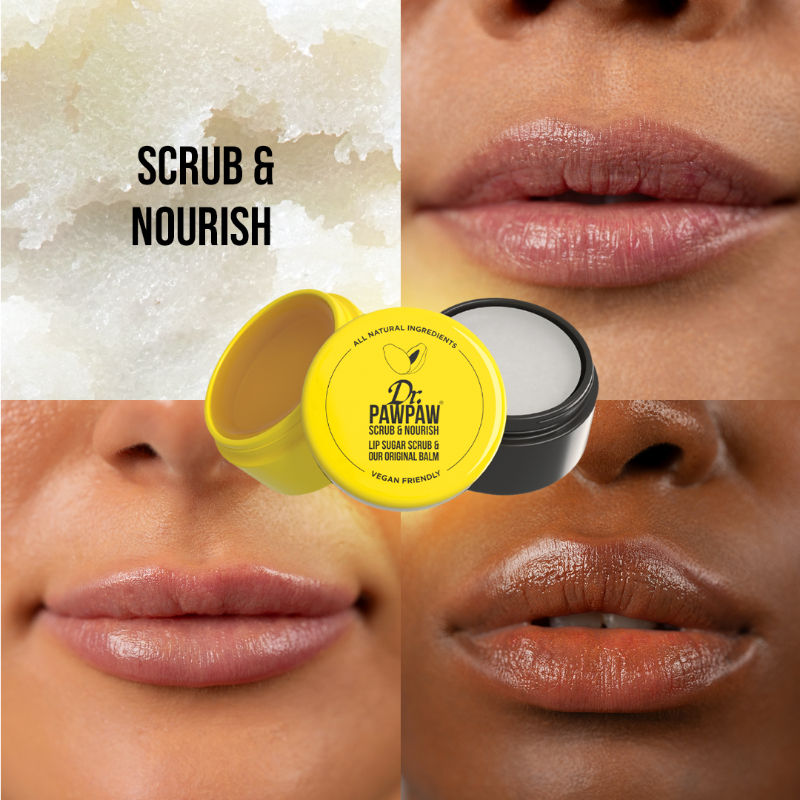 Lip Scrub & Nourish Balm Duo