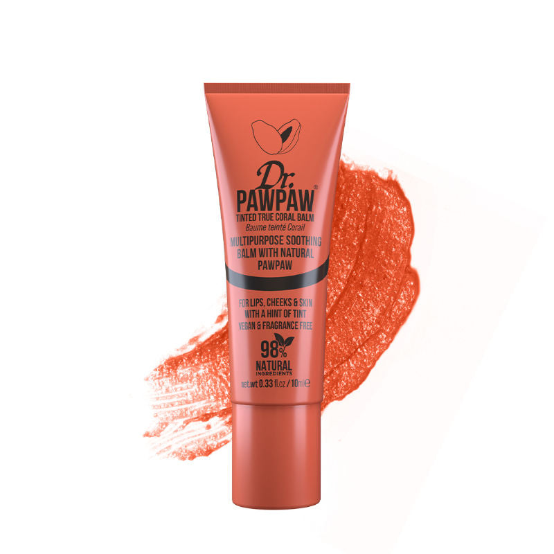 Tinted True Coral Lip Balm