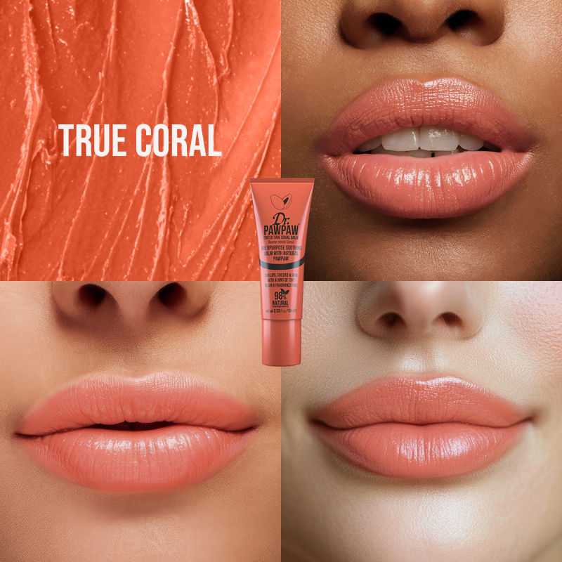 Tinted True Coral Lip Balm