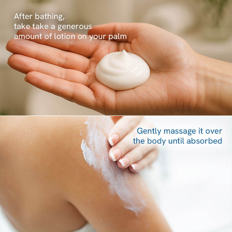 5% Lactic Acid Body Lotion - For 24H Moisturization, Improved Skin Texture, Smooth Skin