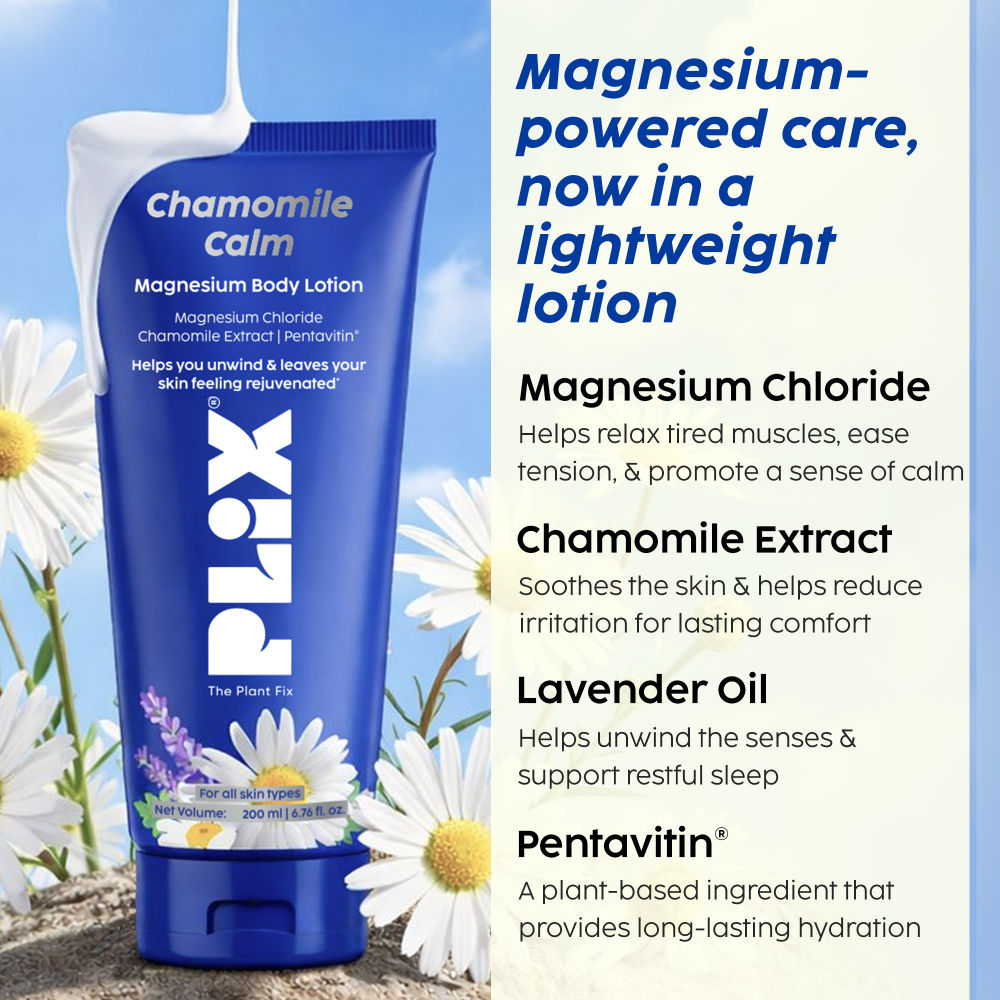 The Plant Fix Chamomile Calm Magnesium Body Lotion