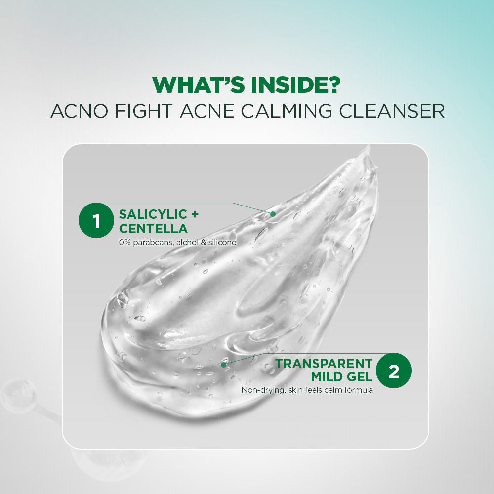 Men Acno Fight Gentle Cleanser Facewash For Acne-Prone, Sensitive Male Skin