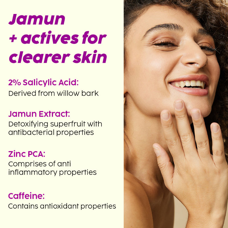 2% Salicylic Acid Jamun Active Acne Control Dewy Serum for Active Acne & Dark Spot Reduction